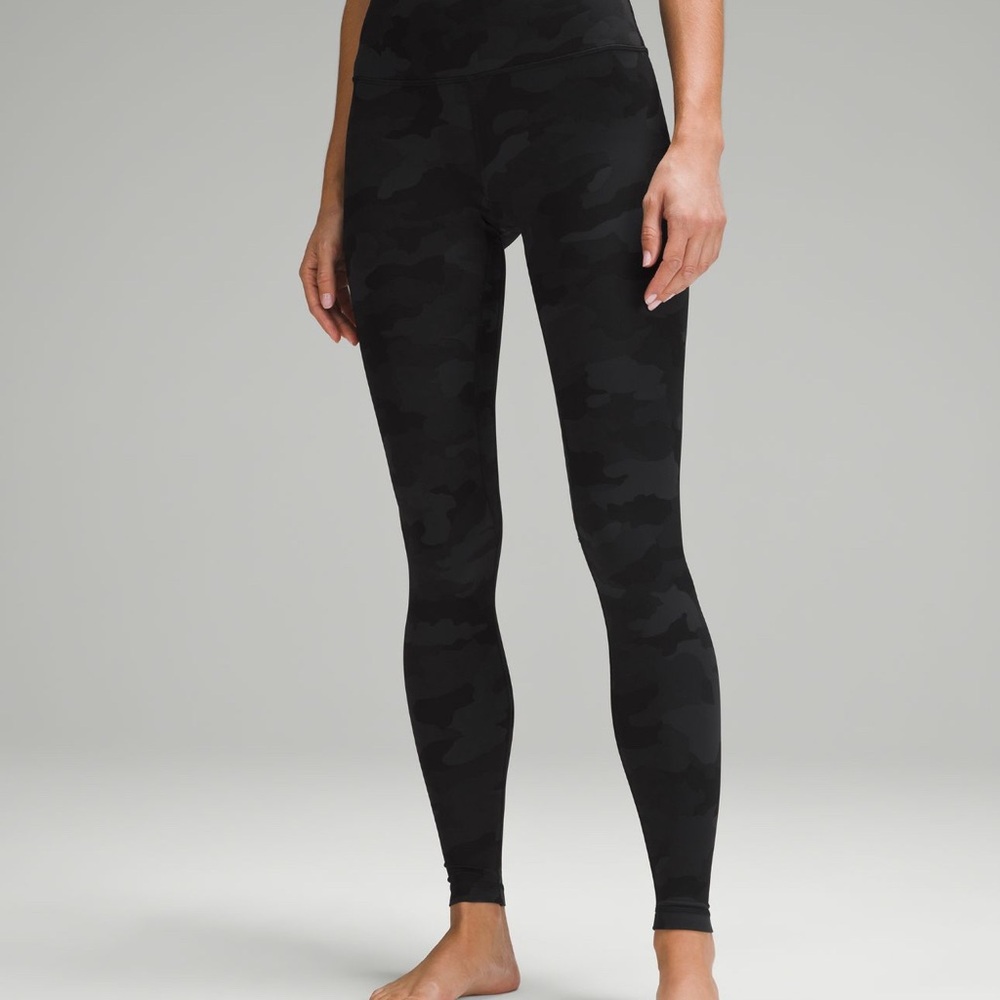 Lululemon Align Leggings, Black Camo
